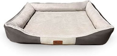 Produktbild von Versapet Hundebett mit Rand aus Canvas-Stoff