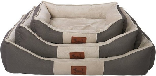 Produktbild von Versapet Hundebett mit Rand aus Canvas-Stoff