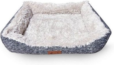 Produktbild von Versapet Hundebett mit Rand aus Segeltuch und Kuschelvlies