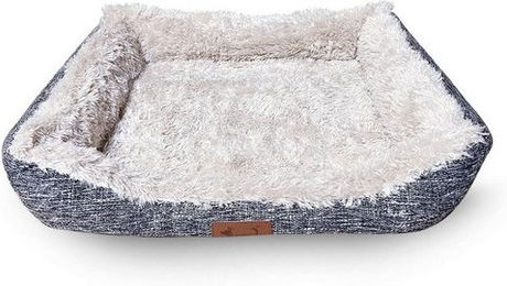 Produktbild von Versapet Hundebett mit Rand aus Segeltuch und Kuschelvlies