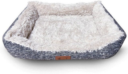 Produktbild von Versapet Hundebett mit Rand aus Segeltuch und Kuschelvlies