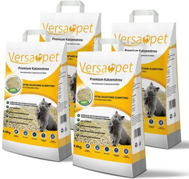 Produktbild von Versapet Tofu Katzenstreu gemischt mit Millet - 4 x 10 l