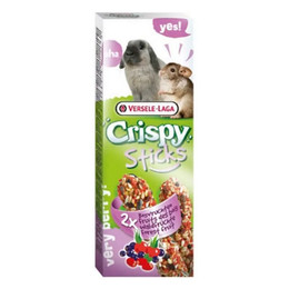 Produktbild von Versele Laga Crispy Sticks Kaninchen & Chinchillas Waldfrüchte - 2 x 110 g