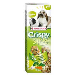 Produktbild von Versele Laga Crispy Sticks Kaninchen & Meerschweinchen Gemüse - 2 x 110 g