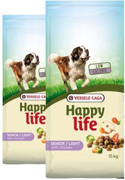 Produktbild von VERSELE-LAGA Happy life light senior chicken - 2 x 15 kg