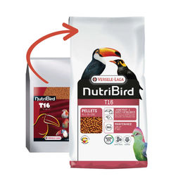 Produktbild von Versele Laga NutriBird T16 Erhaltungsfutter für große frucht- und insektenfressende Vögel - 700 g
