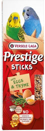 Produktbild von VERSELE-LAGA Prestige Sticks 2 Eier- und Thymiankolben für kleine Papageien 60g