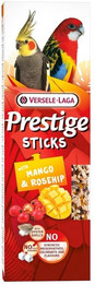Produktbild von Versele-Laga Prestige Sticks Mango & Hagebutte für Großsittiche - 2 x 70 g