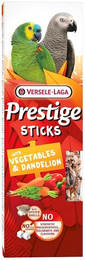 Produktbild von Versele-Laga Prestige Sticks Papageien mit Gemüse & Löwenzahn - 2 x 140 g