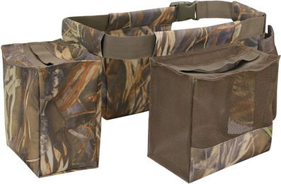 Produktbild von Verstellbare Taubengürtel-Jagdtasche mit Wildbeutel und Muscheltaschen