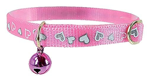 Produktbild von Verstellbares Nylonhalsband für Katzen Zolux Cœur Réflectif