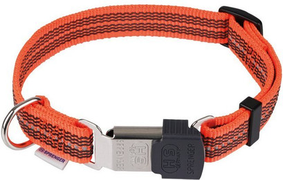 Produktbild von Verstellbares reflektierendes Hundehalsband neon orange