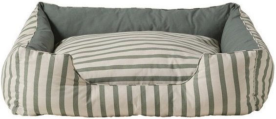 vertbaudet Tierkorb Hundebett mit Wendekissen aus Baumwollstoff – Bild 1 von 5