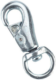 Produktbild von Verzinkter Karabinerhaken mit runder Zwinge für Ketten Kerbl (x1)