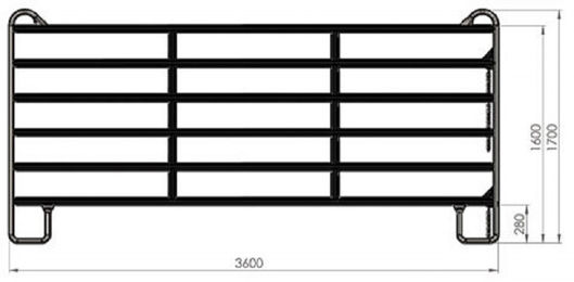 Produktbild von Verzinktes Pre-Panel ohne Reitpforten Kerbl