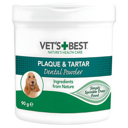 Produktbild von Vet's Best Dentalpulver für Hunde - 90 g