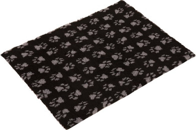 Produktbild von Vetbed® Hundedecke Isobed SL Paw schwarz/grau