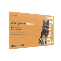 Produktbild von vetevo Allergietest Basic Hund
