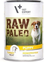 Produktbild von VETEXPERT Hundenassfutter Raw Paleo Puppy Pute - 400 g