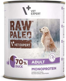Produktbild von VETEXPERT Raw Paleo Ente Duck Adult - 800 g