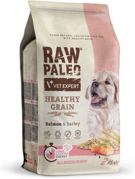 Produktbild von VETEXPERT RAW PALEO Heathy Grain Puppy Lachs Welpenfutter - 2 kg