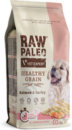 Produktbild von VETEXPERT RAW PALEO Heathy Grain Puppy Salmon 10 kg