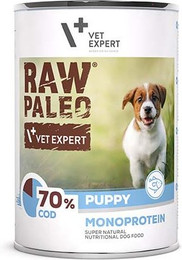 Produktbild von VETEXPERT Raw Paleo Kabeljau Cod Puppy - 400 g