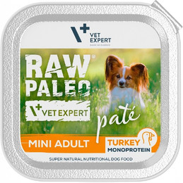 Produktbild von VETEXPERT Raw Paleo Pate Adult Mini Truthahn - 150 g