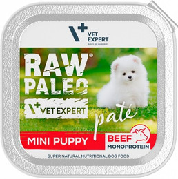 Produktbild von VETEXPERT Raw Paleo Pate Puppy Mini Beef - 150 g