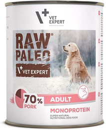 Produktbild von VETEXPERT Raw Paleo Schweinefleisch Pork Adult - 800 g