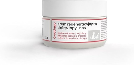Produktbild von VETINGO Hautregenerierende Creme für Pfoten und Nase - 75 ml