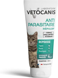 Produktbild von Vetocanis Repellierendes Floh- und Zecken-Shampoo für Katzen - 300 ml