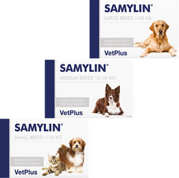 Vetplus Samylin Tabletten - Mittelgroße Hunde - 30 Tabletten – Bild 1 von 5
