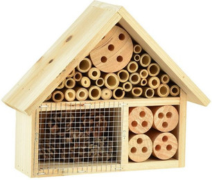 Produktbild von Viana Nistkasten Insektenhotel Holz Natur Wildbienenhotel Tanne