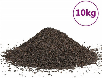 Produktbild von vidaXL Basalt Kies Aquariumkies Schwarz 1-3 mm - 10 kg