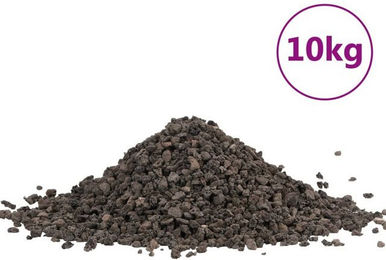 Produktbild von vidaXL Basalt Kies Aquariumkies Schwarz 5-8 mm - 10 kg