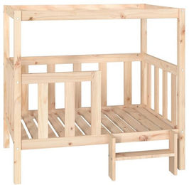 Produktbild von VidaXL erhöhtes Hundebett aus massivem Kiefernholz