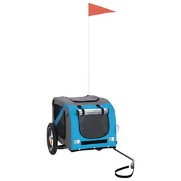 Produktbild von vidaXL Fahrradanhänger für Hunde und Katzen aus Oxford-Gewebe und Eisen