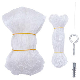 Produktbild von vidaXL Haustierklappe Katzennetz Transparent Nylon 3x2 m - 3 m