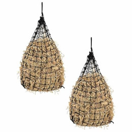 Produktbild von vidaXL Heunetz 2 Stück quadratisch 75x75 cm Polypropylen - 2 x 0,75 m