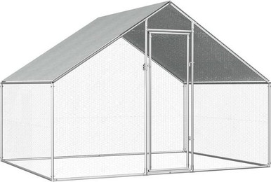 Produktbild von VidaXL Hühnerkäfig 2,75x2x1,92 m verzinkter Stahl