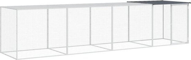 Produktbild von vidaXL Hühnerkäfig mit Dach aus verzinktem Stahl