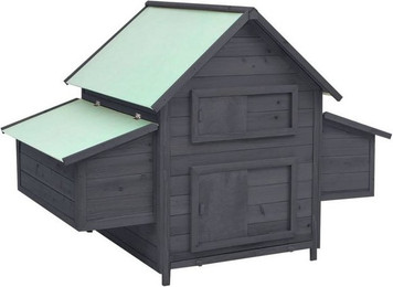 Produktbild von VidaXL Hühnerstall 152 x 96 x 110 cm grau
