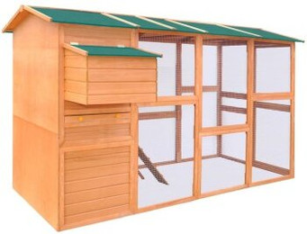 Produktbild von VidaXL Hühnerstall aus Holz 295x163x170 cm