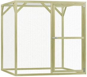 Produktbild von vidaXL Hühnerstall aus imprägniertem Kiefernholz 1,5x1,5x1,5 m