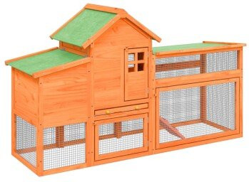 Produktbild von VidaXL Hühnerstall aus massivem Kiefernholz