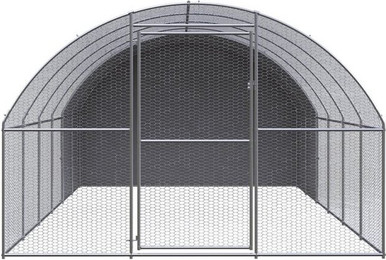 Produktbild von VidaXL Hühnerstall aus verzinktem Stahl mit Dach