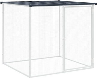 Produktbild von vidaXL Hühnerstall mit Dach Anthrazit 103x98x90 cm Verzinkter Stahl