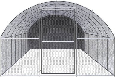 Produktbild von vidaXL Hühnerstall Outdoor aus verzinktem Stahl