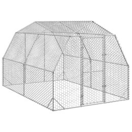 Produktbild von vidaXL Hühnerstall Verzinkter Stahl 2,5x4x2,25 m